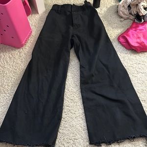 black zara jeans